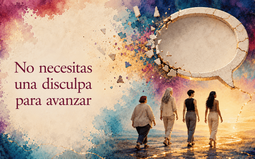 No necesitas una disculpa para avanzar